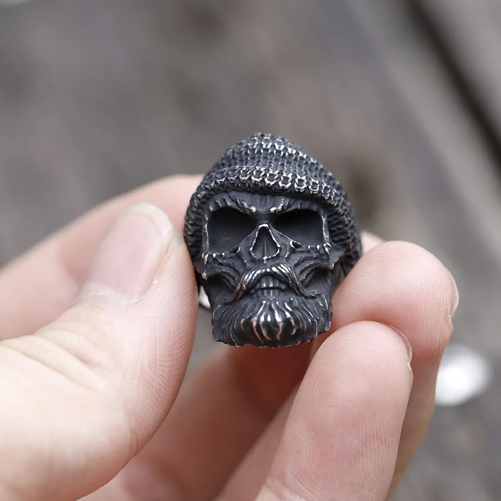 2022 NEW Men's 316L stainless-steel rings locomot men skull Vintage ring for teens gothic punk Biker Jewelry Gifts free shipping