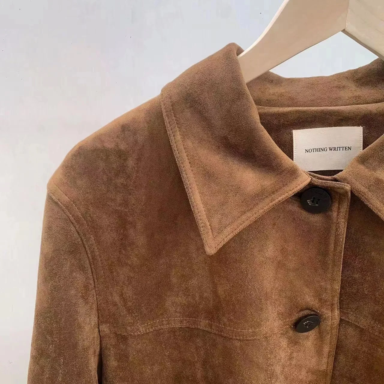 Leder Jaet Casual Sle Small Batch Damen Ort Mantel Erste Schicht Rindsleder Wintersaison Faion Damenbekleidung