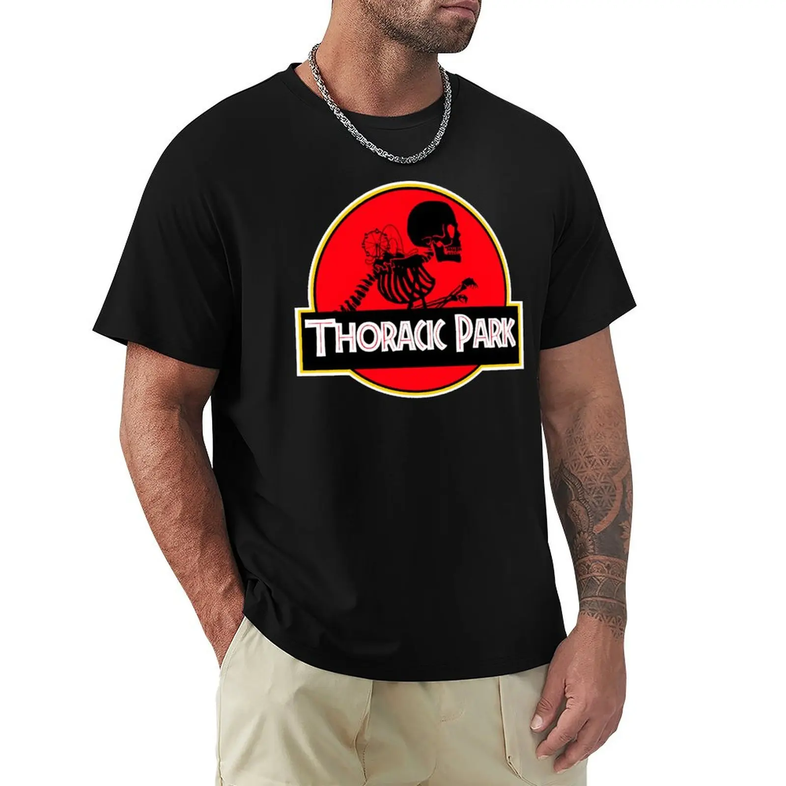 Thoracic Park Logo T-Shirt oversized hippie clothes sweat new edition mens designer t shirt