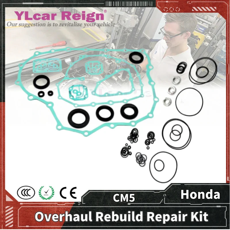 

CM5 DCLA BCLA MCLA MDVA Automatic Transmission Gearbox Overhaul Rebuild Repair Kit Seals Gasket Fit O-rings for Honda ELEMENT