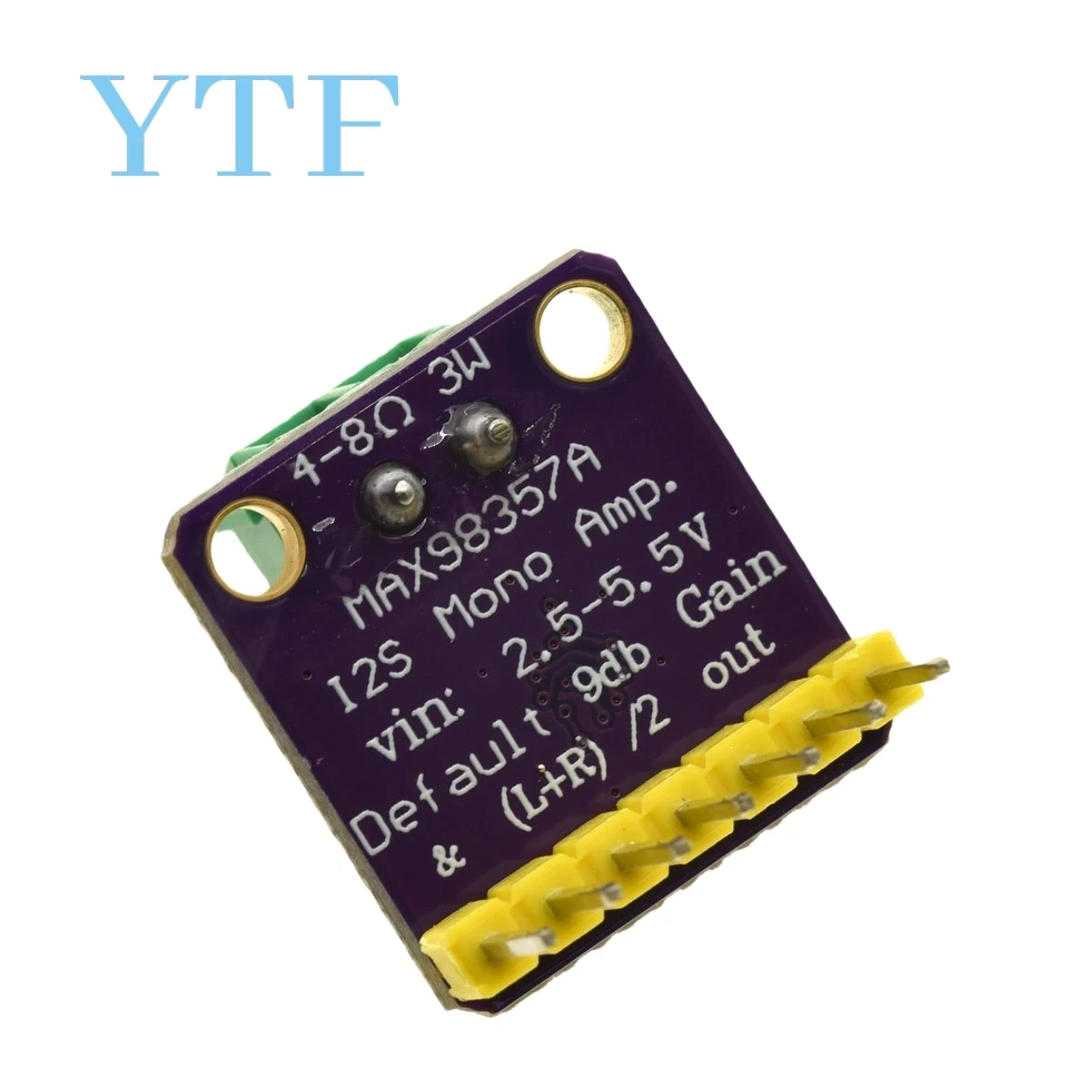 1-50pcs MAX98357A I2S Class D Audio Amplifier – 3W Digital Power Module for DIY Speakers & Smart Voice Systems