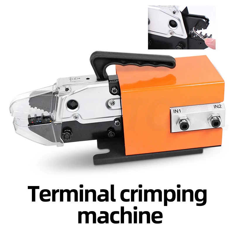 Pneumatic terminal crimping machine  multifunctional pliers with interchangeable mold crimping pliers terminal cold pressing wir