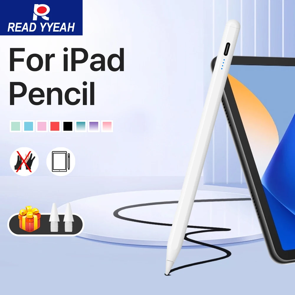 

For Apple Pencil Touch Pencil For iPad 2018-2025 Stylus Pen For iPad Pro 11 12.9 Air 4/5 7/8/9/10th Mini 5 6 With Palm Rejection