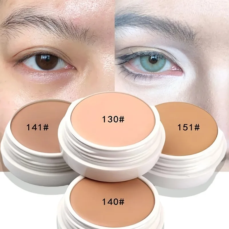 Concealer Cream Waterproof Long Lasting Full Coverage Tattoos Marks Dark Circles Concealer Moisturizing Foundation Face Makeup