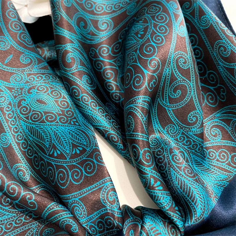 100% Real Silk Scarf New Natural Shawl Wraps Women Ladies Fashion Scarves Foulard Bandana Square Headband Hijab Pashmina