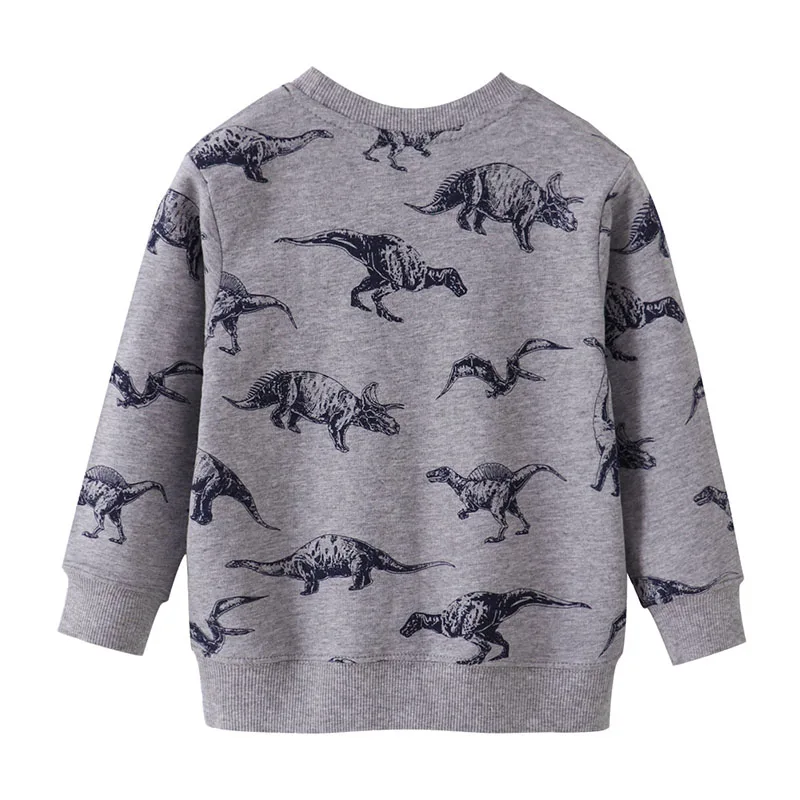 Little Maven New Children\'s Clothing for Boys Hoodies Kids Clothes Cartoon Dinosaurs Sweatshirt Cotton Spring and Autumn Tops