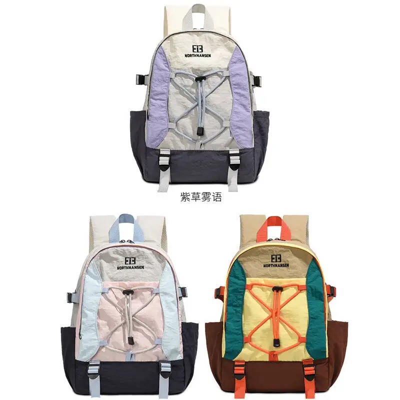 حقيبة كتف ذات سعة كبيرة وخفيفة الوزن للاستخدام الخارجي والمشي لمسافات طويلة والسفر وتسلق الجبال وحزمة ترطيب مقاومة للماء وخفيفة الوزن #6