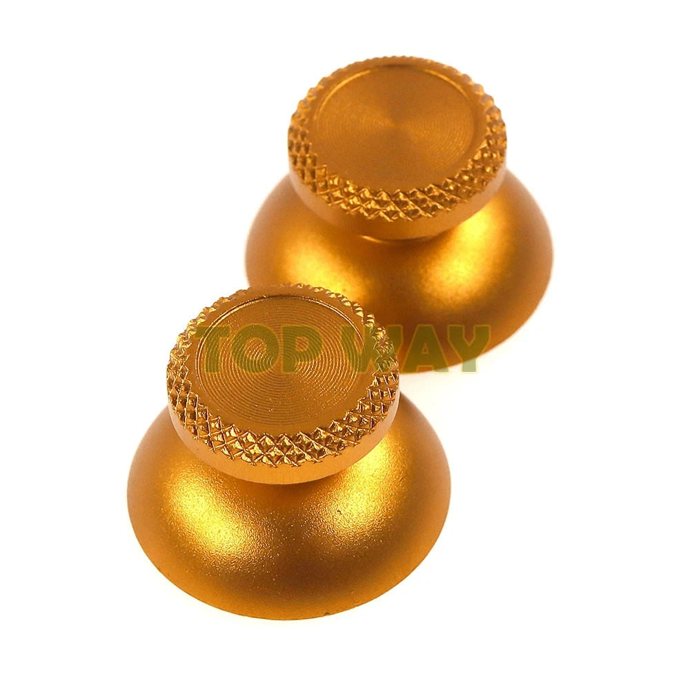 1 set di tappi bilancieri per console di gioco PS5 impugnature analogiche in metallo metallico in lega di alluminio stick adatto per tappo a fungo per controller PS5
