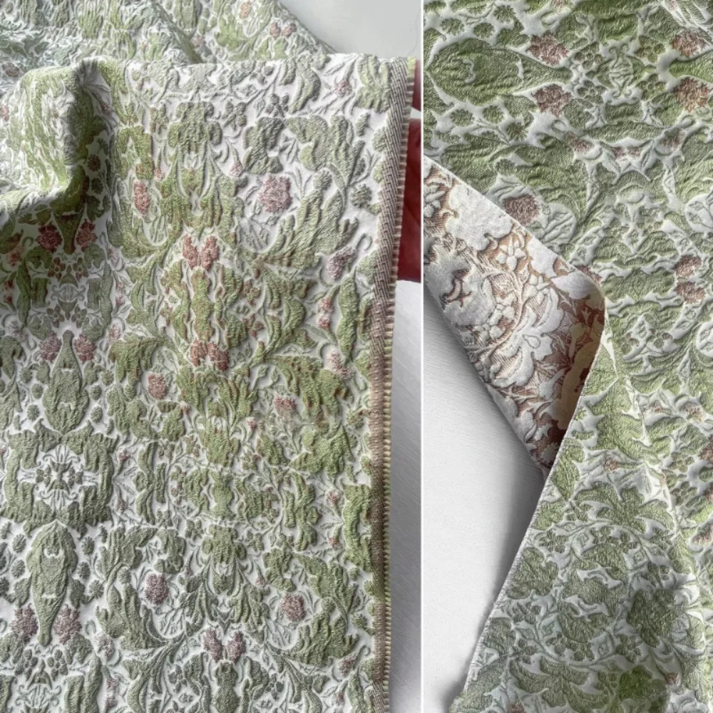 

Palace Retro Jacquard Fabric for DIY Bag Fashion Clothing Designer Apparel Diy Sewing Fabrics By The Yard Cloth Wholesale