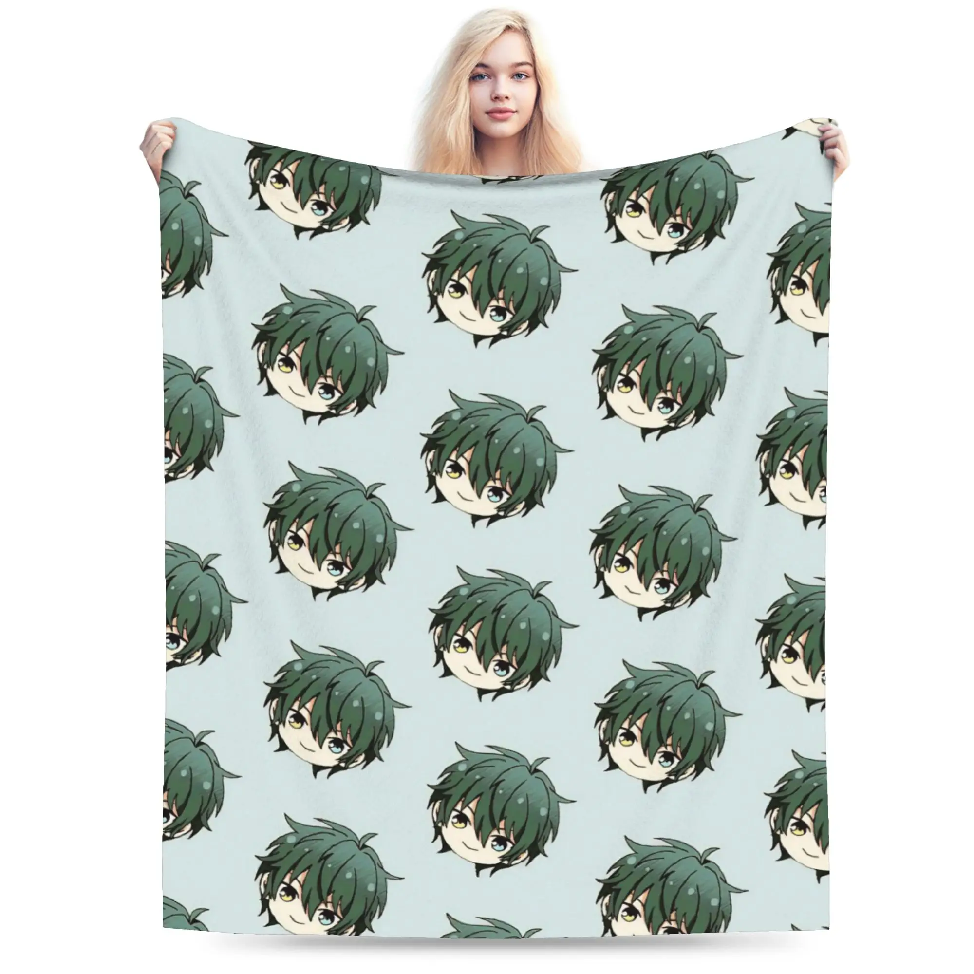 E-Ensemble-Stars Blanket Multiple Sizes Warm Cozy Fluffy  Throw Blankets for Sofa Couch and Bed