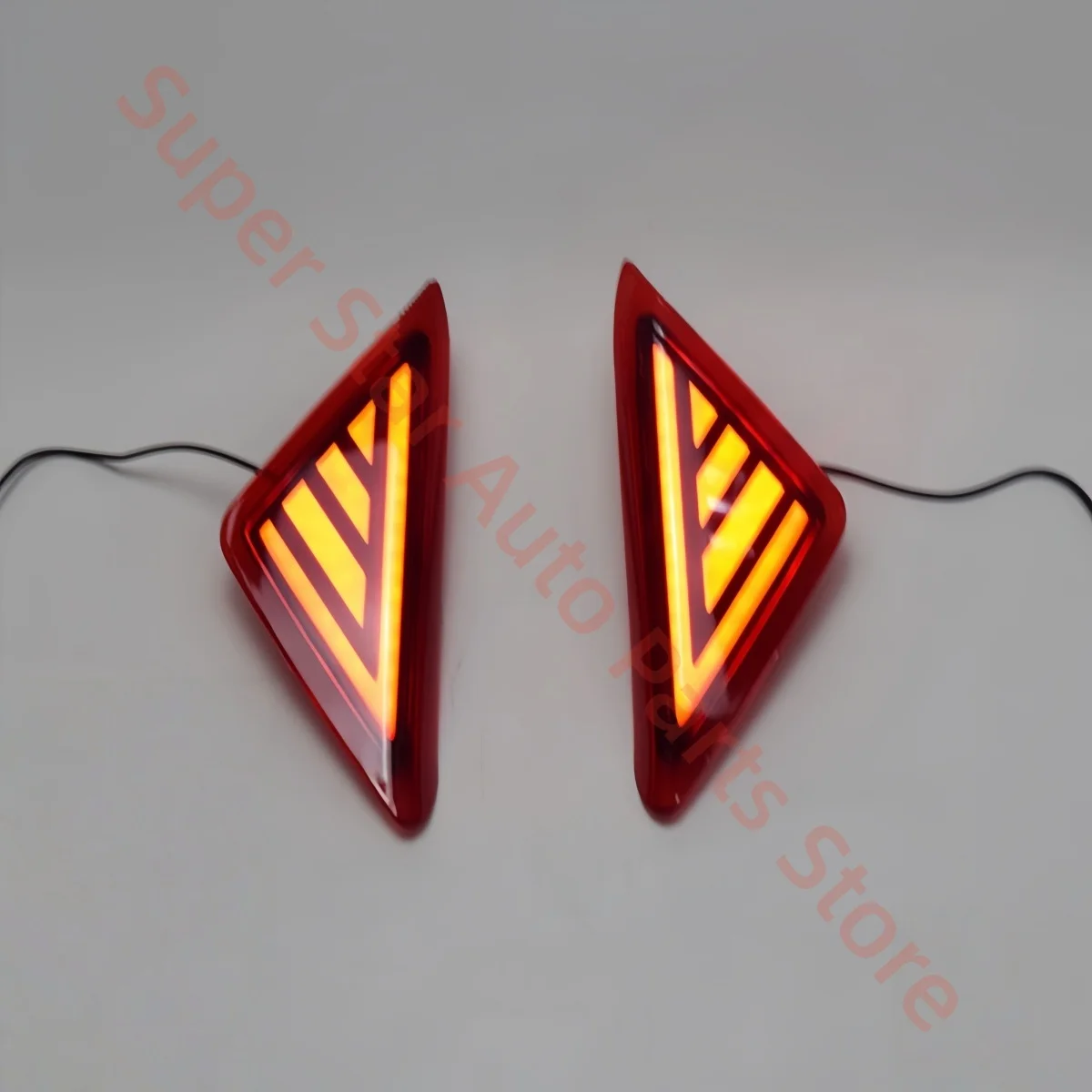 For Toyota C-HR 2018-2019 Rear bumper light Modification LED Brake lights Turn signal Bumper lights Reverse lights Auto parts