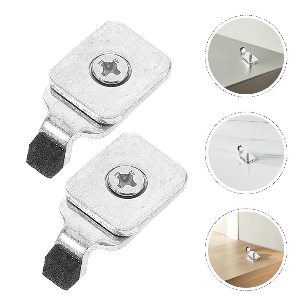 

20Pcs Curtain Track Replacement End Stops Iron Curtain Rail Accessories Flexible Ceiling Window Rail Stoppers for Smooth