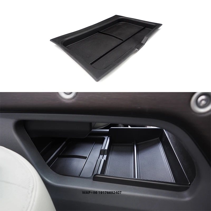 

90 110 TWO FIVE DOORS SILICON BLACK CENTRE CONSOLE LOWER STORAGE BOX forLAND ROVER NEW DEFENDER 2020-ON