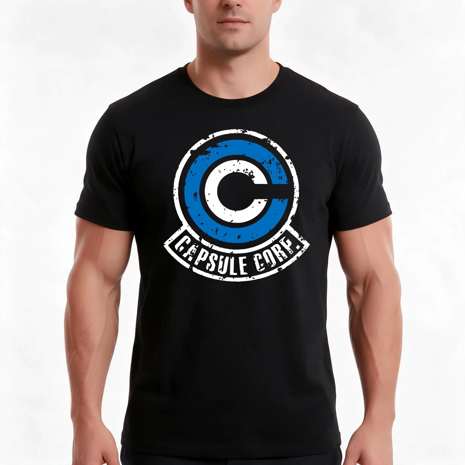 Capsule Vintage T-Shirt, Summer Casual Cotton Tee, Oversized Streetwear Tops, Vintage Graphic Print, Loose Fit Short Sleeve