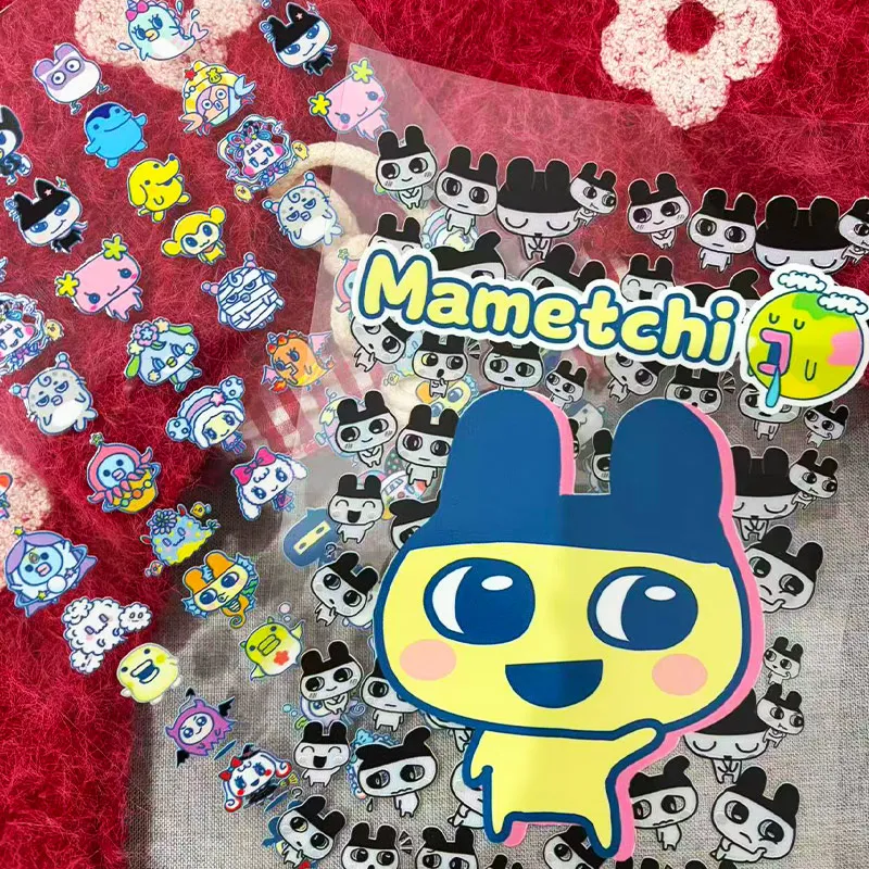 Tamagotchi DIY Sticker Planner Book A5 Size Transfer Cups Computer Luggage Sticker Decal Uvdtf Bottle Uv Dtf Car Mametchi Bachi