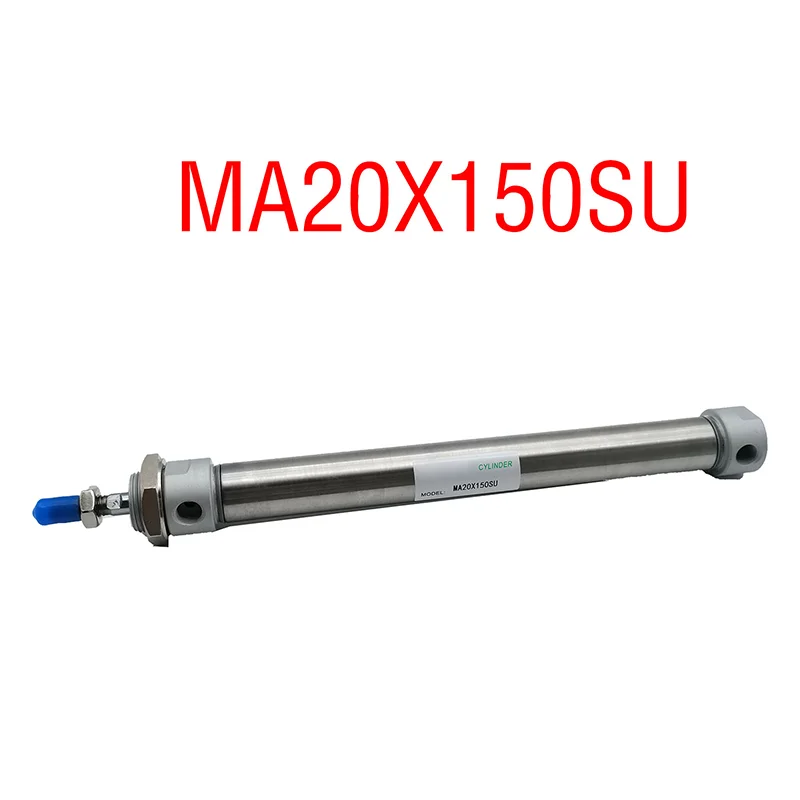 

New MA20X100SU MA20X125SU MA20X150SU MA20X175SU Flat Tail Mini Stainless Steel Cylinder