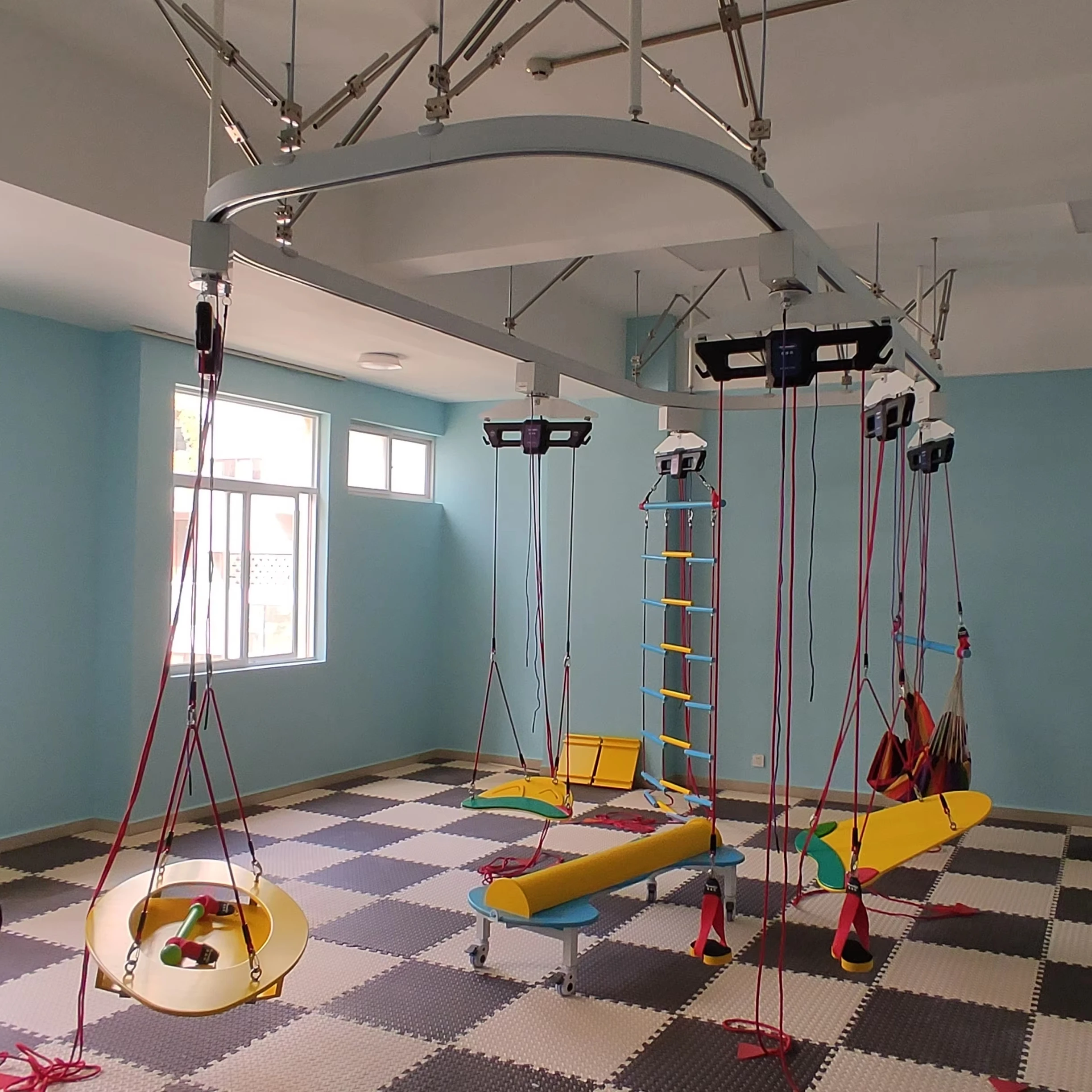 Pediatric Sling Therapy Suspension Training Station Physiotherapy Exercise Machine for Children