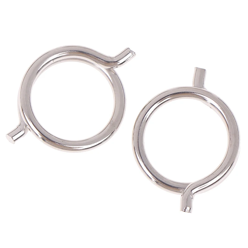 Neu! 2 Stück Hühnerknochenscheren-Zubehör, Federdrahtdurchmesser 1,8 mm, Außendurchmesser 15 mm, vernickelte Stahl-Torsionsfeder