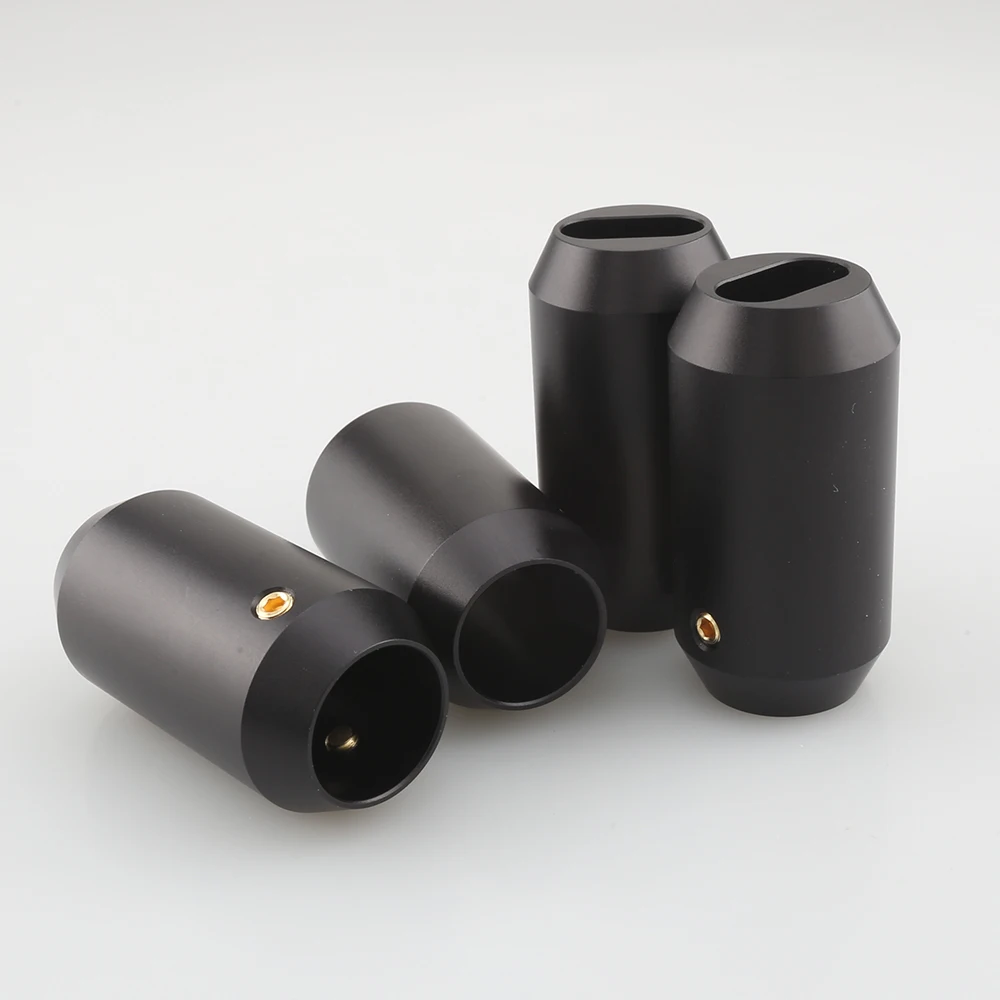 Pantalon séparateur en Y 1 à 2 haut-parleurs câble RCA Audio connecteur de fil de bricolage noir de câble de haut-parleur bottes de pantalon 4 pièces