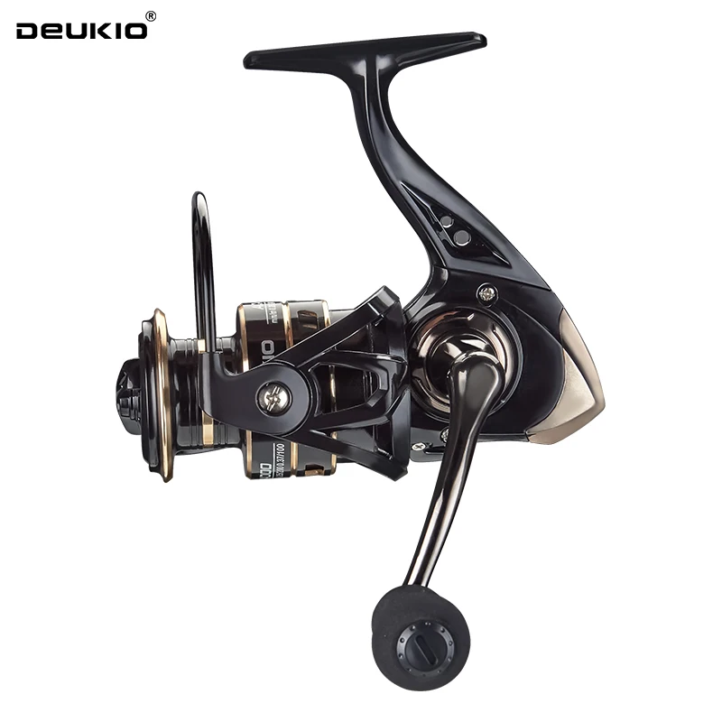DEUKIO nouveau moulinet de filature traînée maximale 10KG pour moulinet de pêche bobine en métal poignée gabarit de mer moulinet de carpe moulinet de pêche pour l'eau douce
