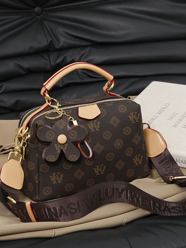 

Модная кожаная женская сумка-кроссбоди Pillow ape, повседневная сумка через плечо, стильная молодежная сумка для отдыха, высококачественная молодежная сумка для досуга.