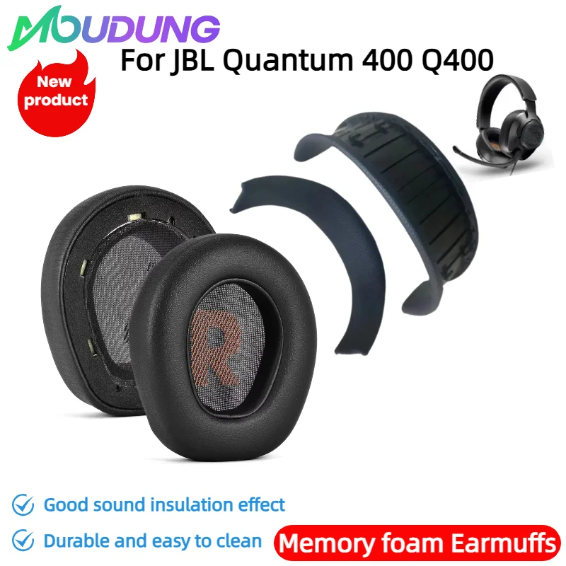 MOUDUNG наушники амбушюры/подушка на голову для JBL Quantum 400 Q400 мягкая пенопластовая подушка сменные аксессуары для наушников