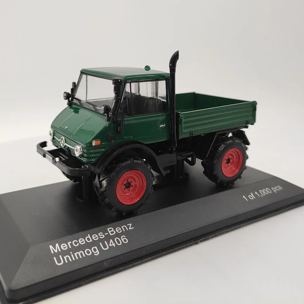

Diecast 1:43 Scale Classic Benz Unimoc U406 Off-road Truck Alloy Car Model Collectible Toy Gift Souvenir Display