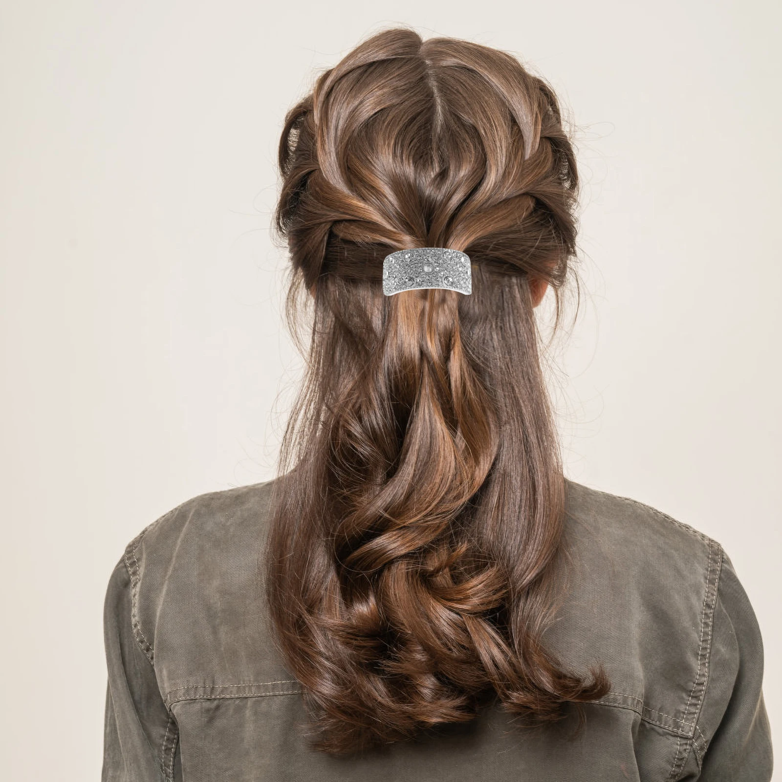 

4 шт., модные галстуки со стразами и кристаллами, эластичные держатели для хвоста, женские блестящие ленты для вечеринки, свадьбы, путешествий, тонкие легкие