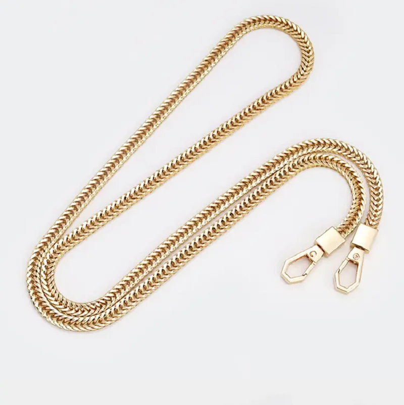 Tali Leher Anti Jatuh Selempang Logam Tali Rantai Ponsel Emas Tali Tas Lanyard Bahu Tali Pengaman Ponsel untuk Ponsel