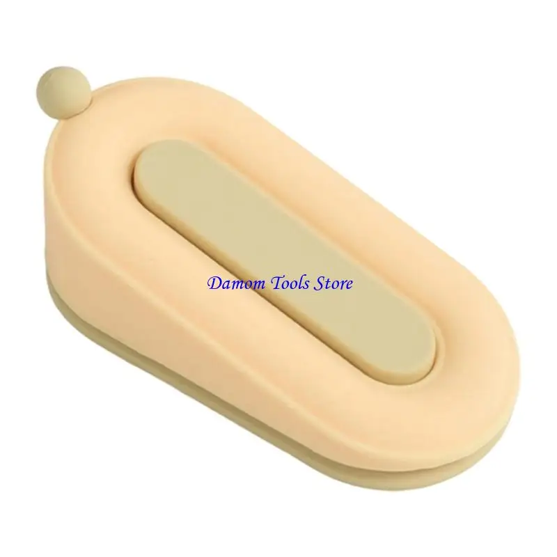 57BE PVC Doughnuts Shaped Door Stoppers Quiet Cushions Buffer Not Collision for Home