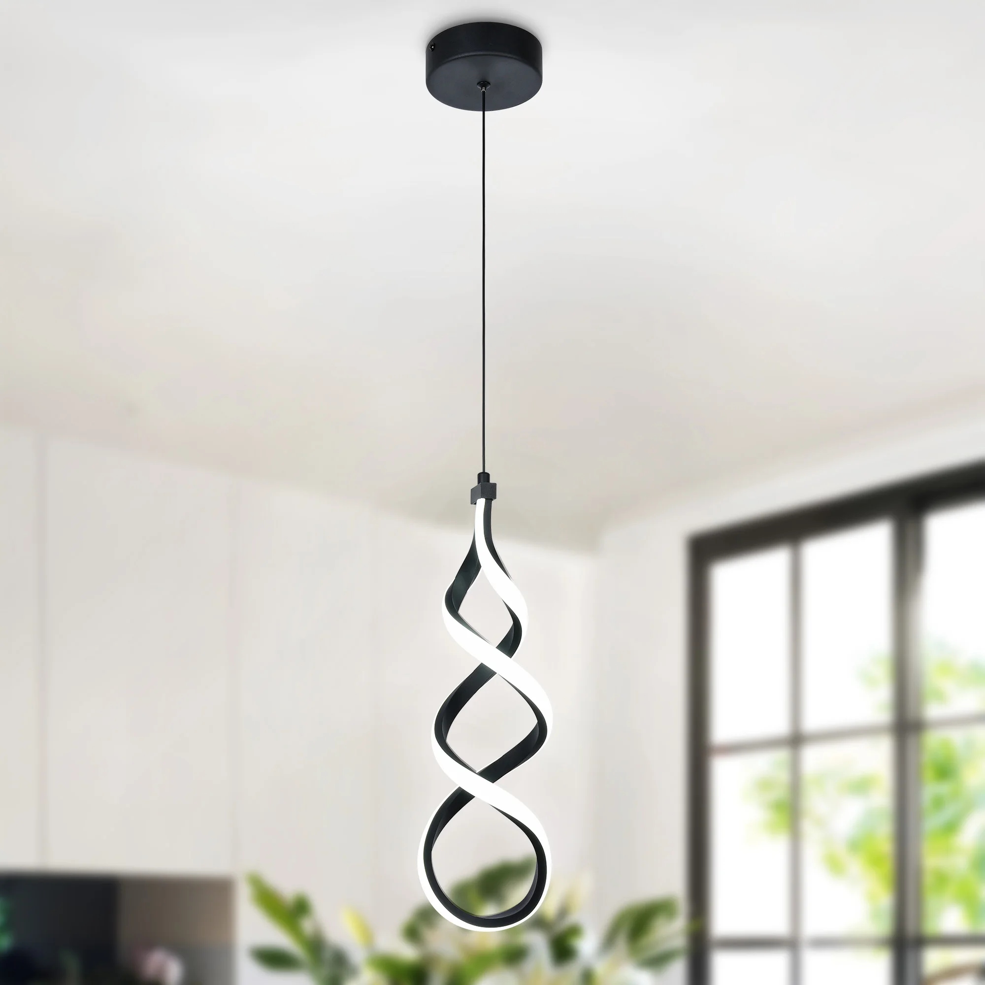 

Modern LED Pendant Light Fixture Hanging Ceiling Chandelier Indoor Lamp for Kitchen Island Dining Room Corridor
