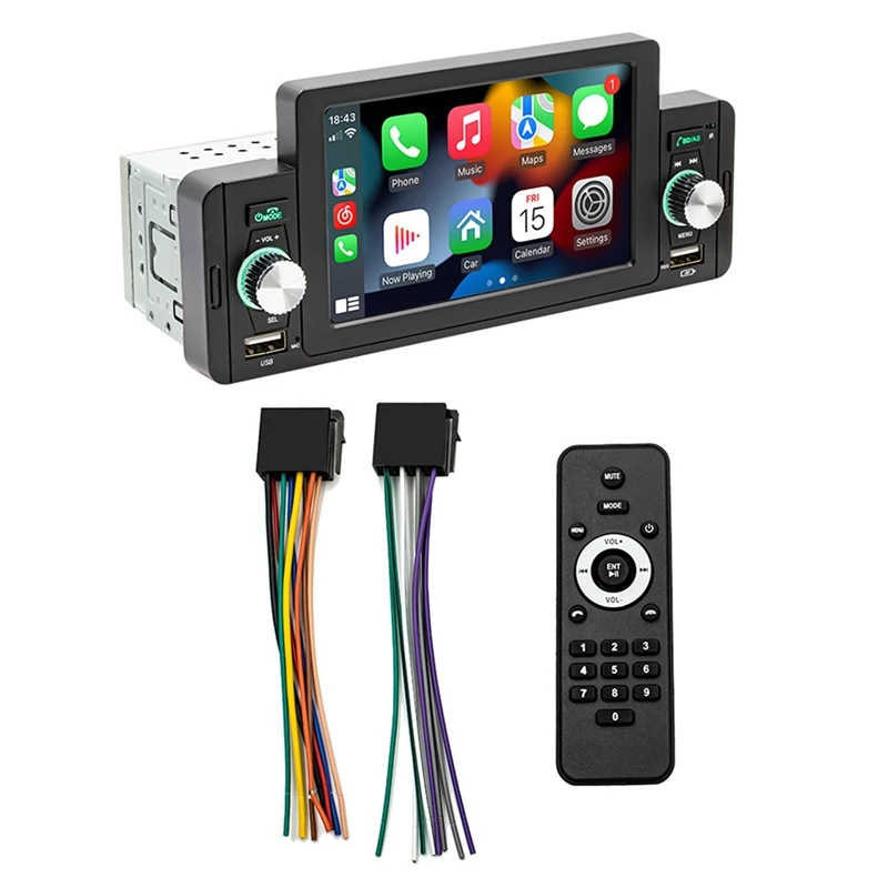 4-Channel 60W Wireless Car Radio Car MP5 Player Bluetooth 5.1 Radio Multimedia Player With 5-Inch Screen For Car Parts