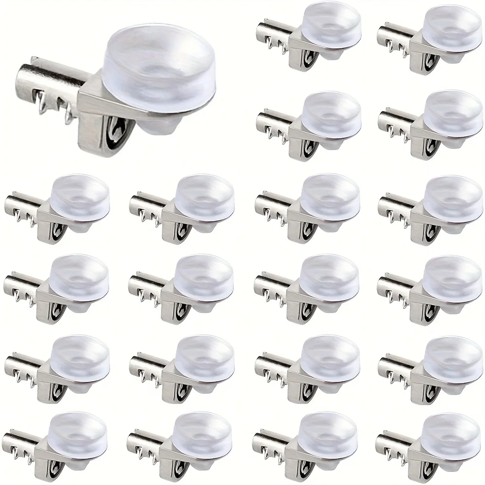 22/30Pcs Shelf Pegs 5mm Shelf Support Pins Glass Cabinet Shelf Bracket for Bookcase Cupboard Furniture Closet