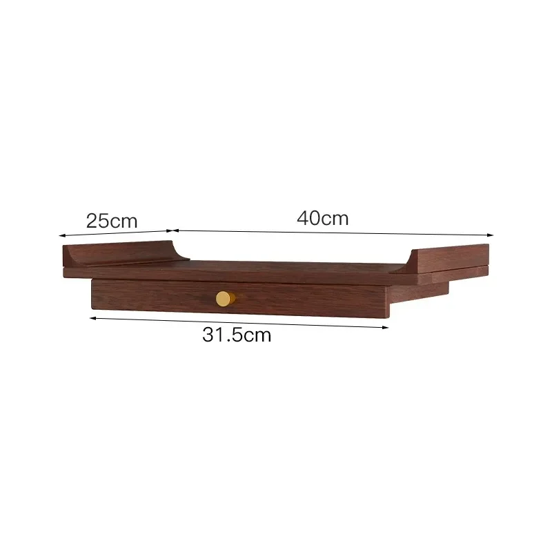 DSA Solid Wood Wall-mounted Niche God Of Wealth Offering Table, Altar Of Guanyin , Pedestal, Altar For Shrines And