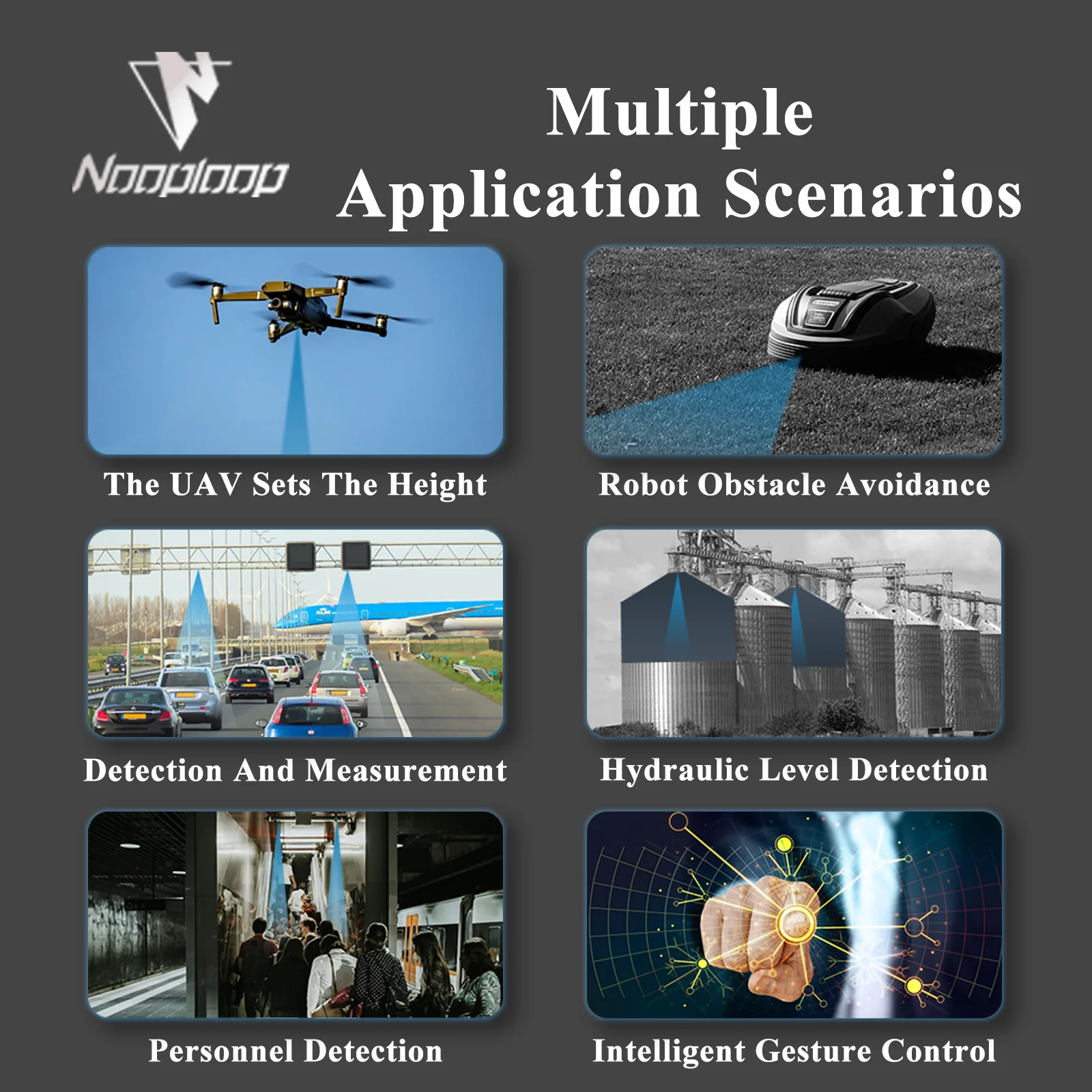 TOFSense-F2 LiDAR Ranging Sensor Range Finder Laser Radar Module Avoidance UART IIC Serial Port STM32 APM/Pixhawk