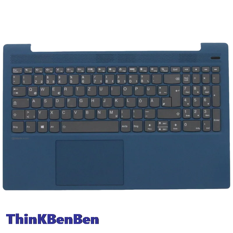 DE German LIGTeal Keyboard Upper Case Palmrest Shell Cover For Lenovo Ideapad 5 15 ITL05 IIL05 ALC05 ARE05 5CB0X56214