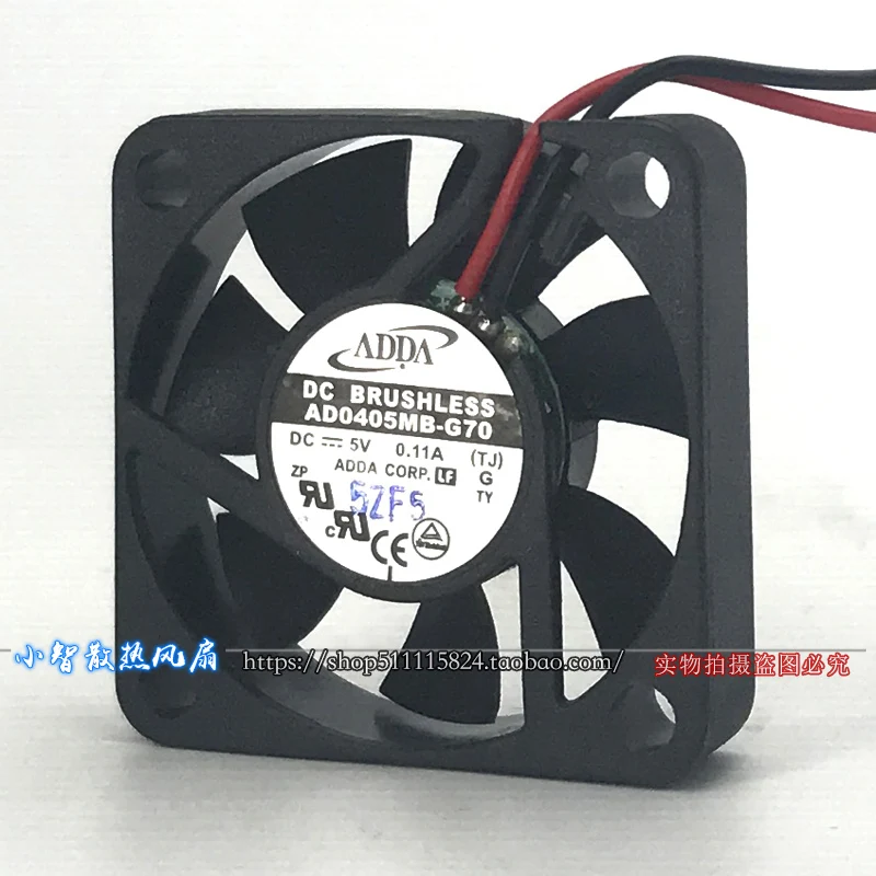 ORIGINAL AD0405MB-G70 5V 0.11A 4010 40*40*10mm KIPAS PENDINGIN BARU RADIATOR
