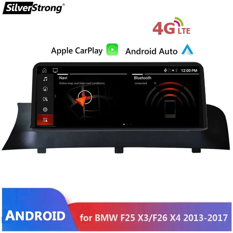 Android 13 Car DVD player Stereo Multimedia System Radio for BMW X3 X4 F25 F26 2013-2017 Carplay Android Auto 4G WIFI Video