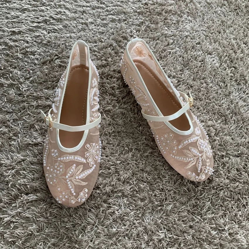 mesh-embroidery-string-bead-design-women-ballet-flats-fashion-buckle-breathable-mary-jane-shoe-comfort-low-heel-soft-flat-sandal