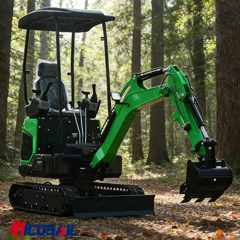 

Mini Crawler Excavator Multi-Functional China-Made EUR5 Approved for Animal Husbandry Farm Landscaping Construction Work
