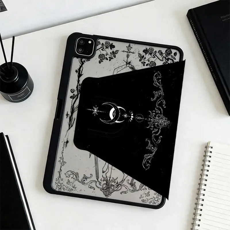 360° Rotate Tri-Fold Smart Case For iPad A16 2025 11 Air11/13 iPad 10.2 7/8/9 4/5 10.9 10th IPad Mini6 8.3 Pro 10.5 Pro11