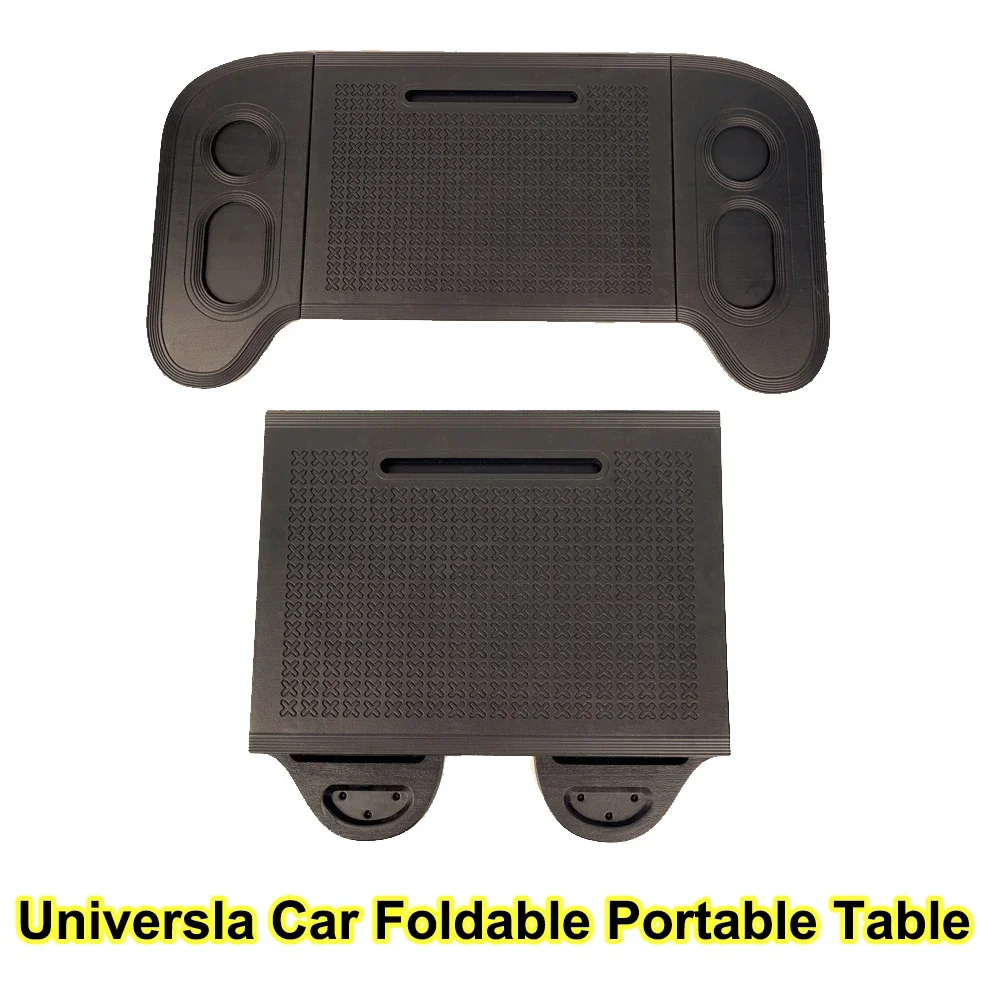 Universeller Autotisch, faltbar, tragbar, Esstisch für Reisen, Arbeit, Camping, Laptop, Schreibtisch, verbesserter Tablettständer