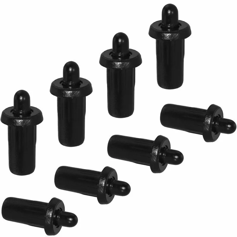 

84Pcs Black Plastic Telescopic Pins for Blinds Cabinets Damping Buffer Easy Install Universal Home Parts