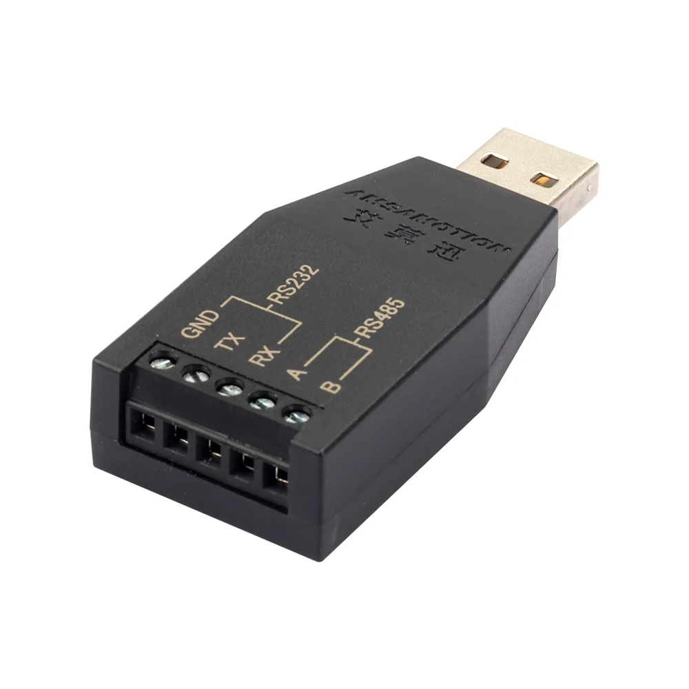 AMSAMOTION USB TO RS232 RS485 Serial Communication Module Industrial Grade USB-232/485 TIA Signal Converter Connector CH340
