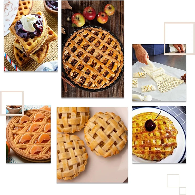 البلاستيك شعرية الأسطوانة القاطع قاطع العجائن البيتزا العجين دوكر كوكي فطيرة البيتزا المعجنات شعرية الأسطوانة القاطع ثقب الخبز لكمة
