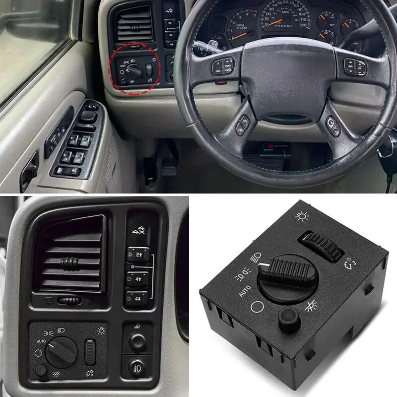 

19381535 15194803 для Chevrolet Silverado GMC Sierra Yukon Автомобильная передняя фара головного света противотуманная лампа переключатель 12 В Авто