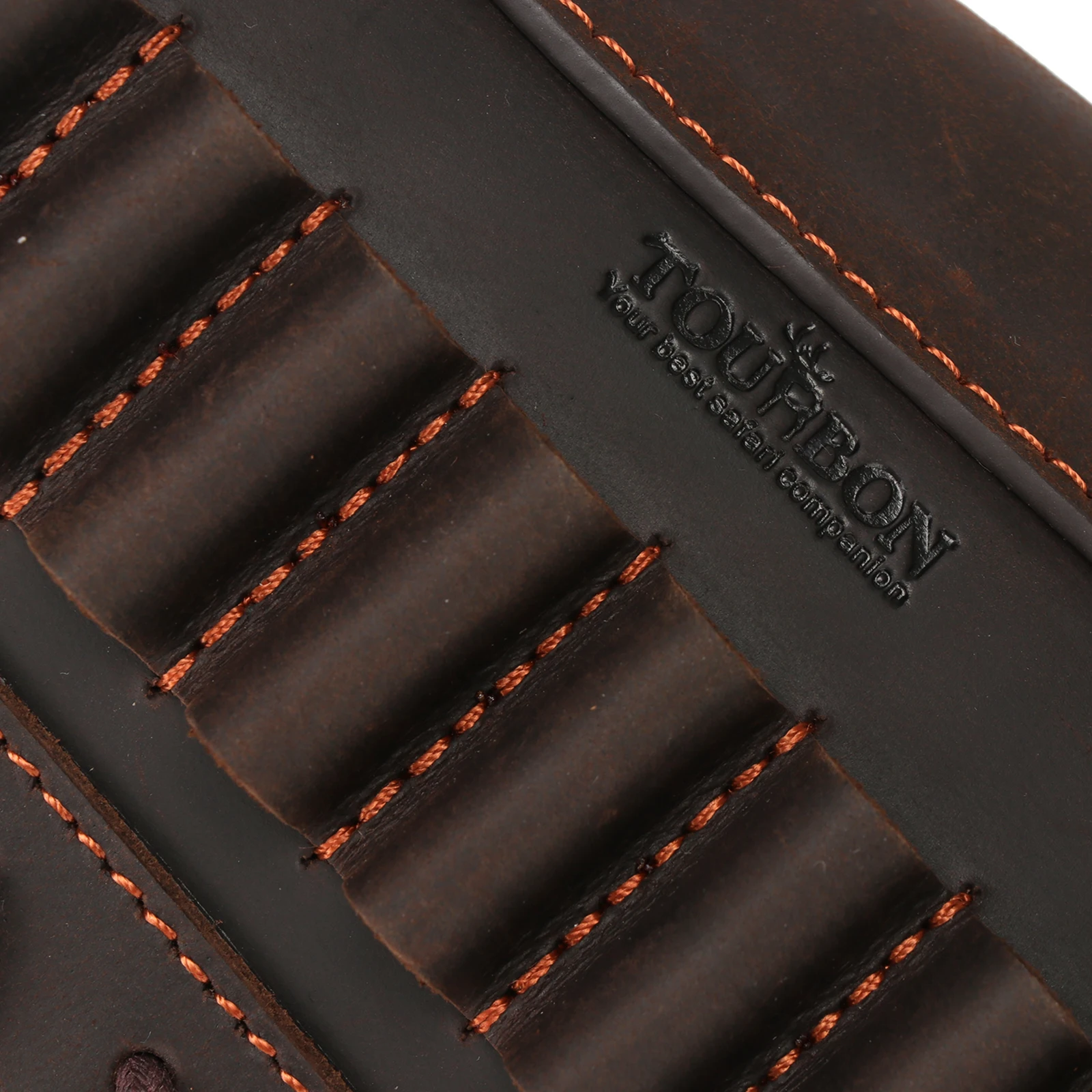 Tourbon Tactical Rifle Buttstock Cheek Rest Riser Genuine Leather Firearms Ammo Cartridges Holder Carrier Hunting Accessories