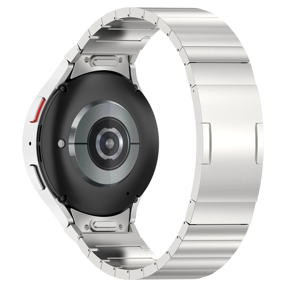 サムスンギャラクシーウォッチ用チタンメタルバンド,時計に簡単にフィット,6, 5プロ,40mm, 44mm, 6, 4つのクラシック,47mm, 46mmクレデンリンクブレスレットなし