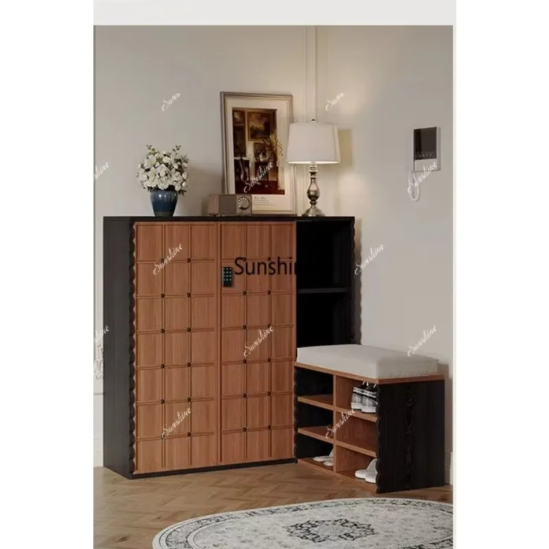 French retro simple shoe cabinet home doorT*
