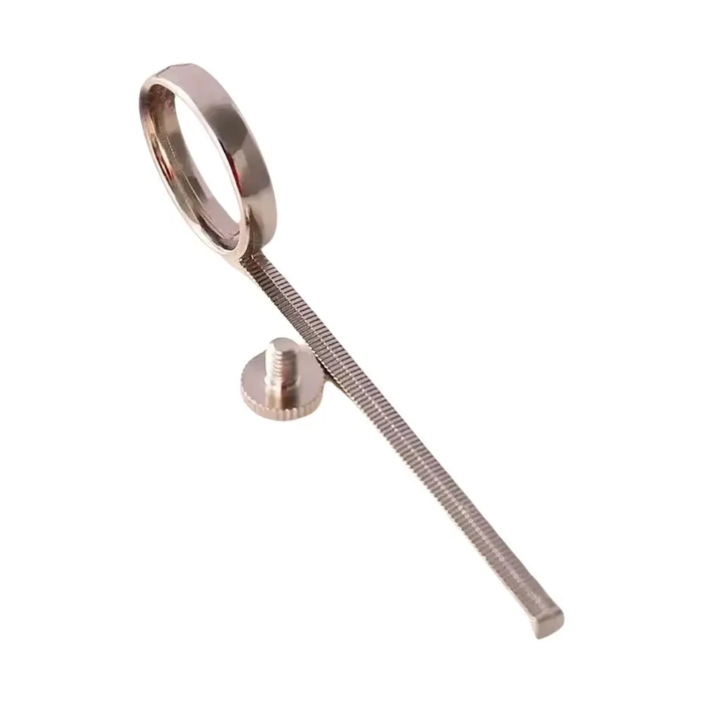 Trumpet instrument pitch regulator finger hook handle + screw set